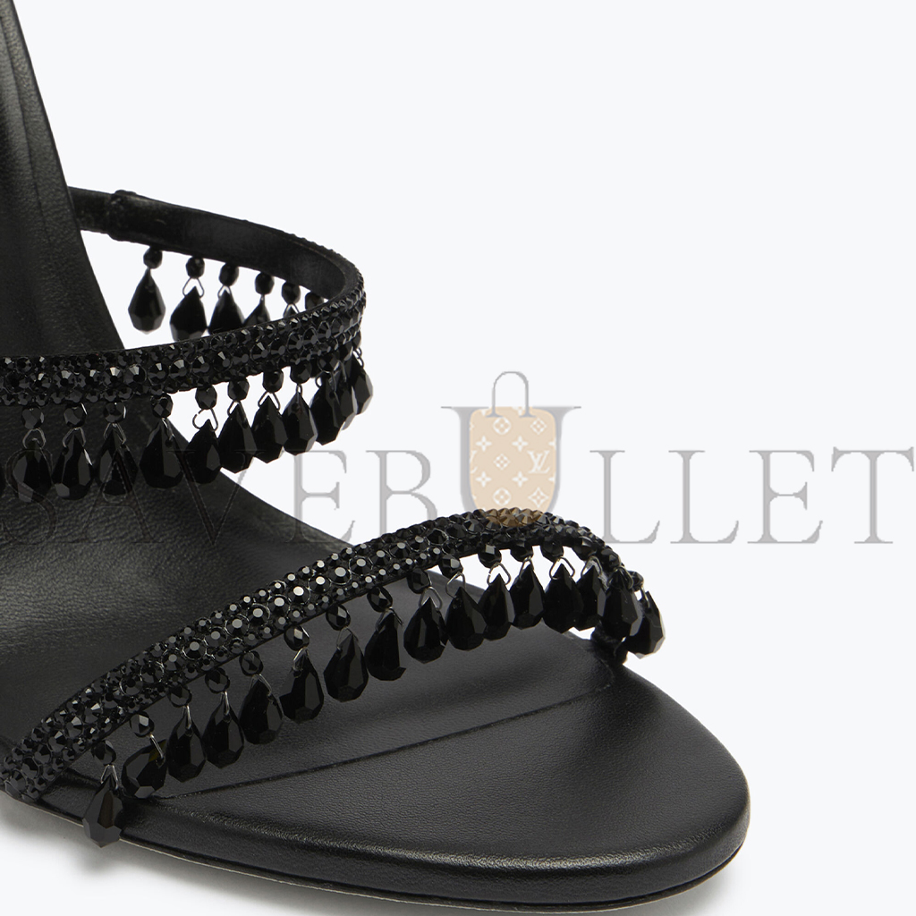 RENE CAOVILLA CHANDELIER BLACK SANDAL C10182